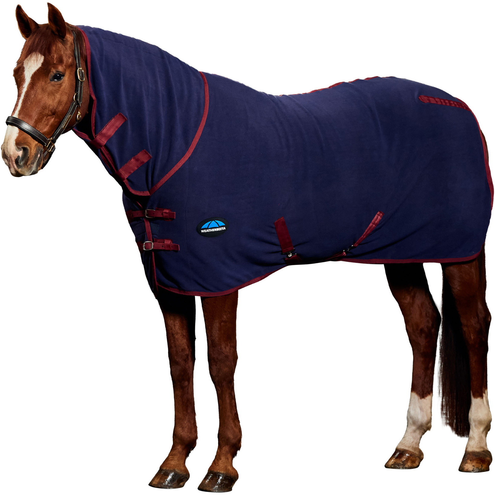 2025 WeatherBeeta Anti-Static Fleece Koeler Combo Hals 1011578 - Navy